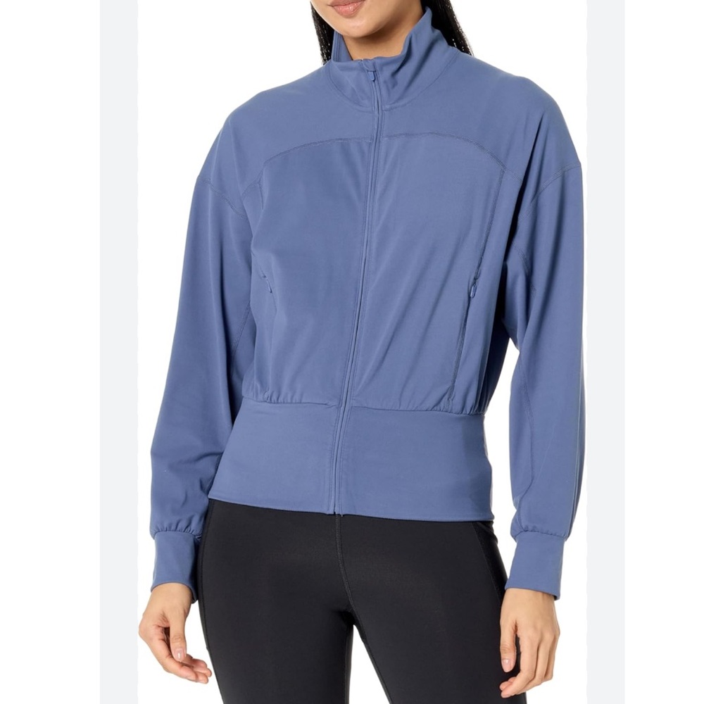 Sweaty Betty London super soft zip up bomber jacket medium M